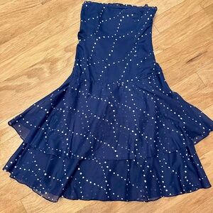 Odille Blue and White Dress size 4